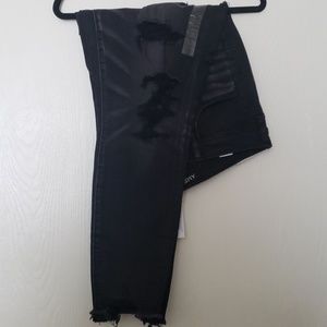 American eagle distressed curvy Jean's